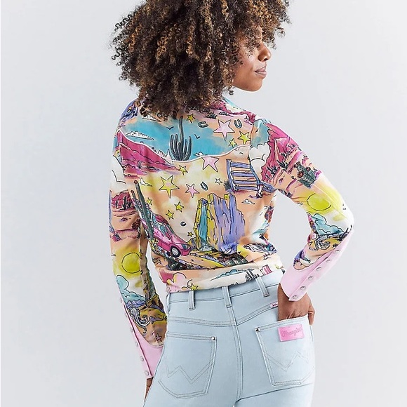 Women’s Wrangler x Barbie Western Top NWT - Picture 3 of 12